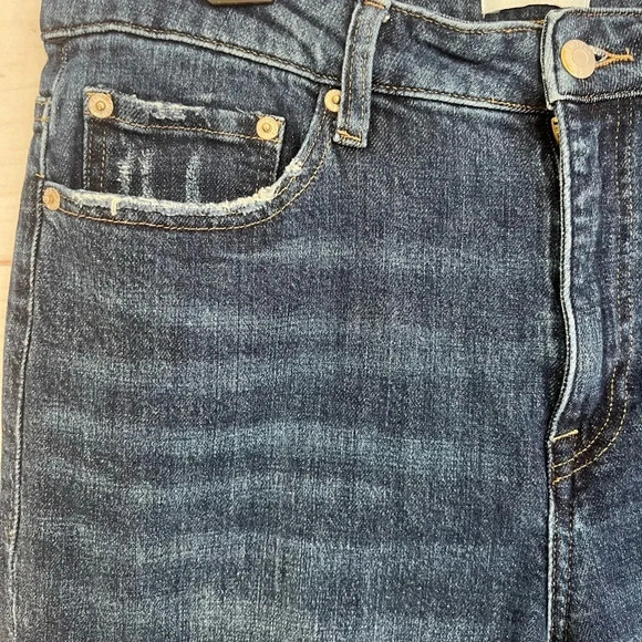 PISTOLA Distressed Skinny Ankle Jeans Size 30 Dark Wash Denim - Picture 6 of 16